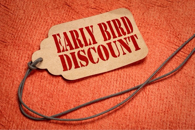 Image for Early Bird Booking Promo
